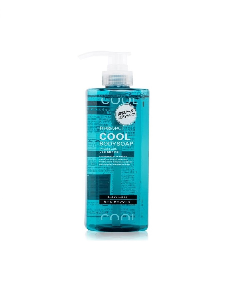 Sữa Tắm Nam Hương Bạc Hà Pharmaact Cool Body Soap 600ml Nhật Bản